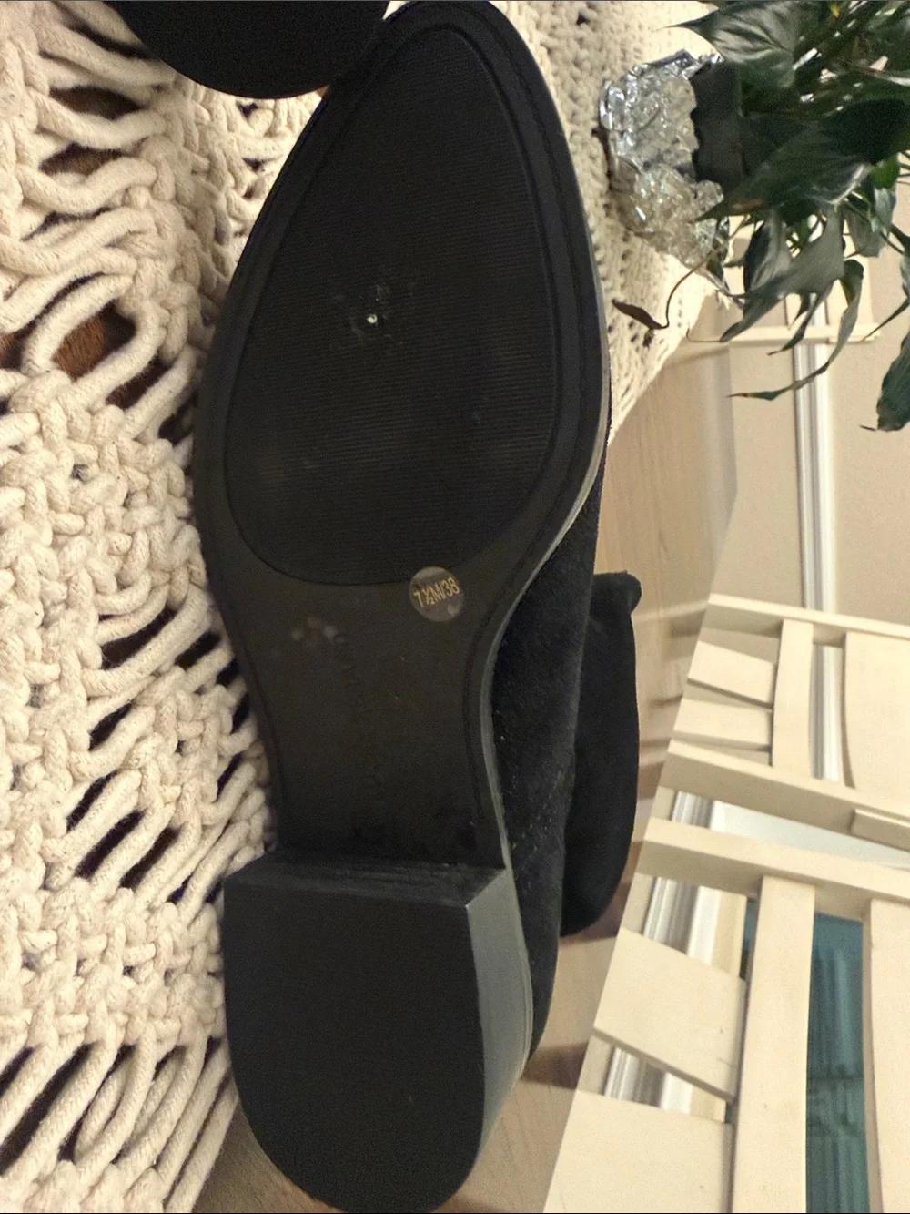 Lucky Brand Black Suede Ankle Booties